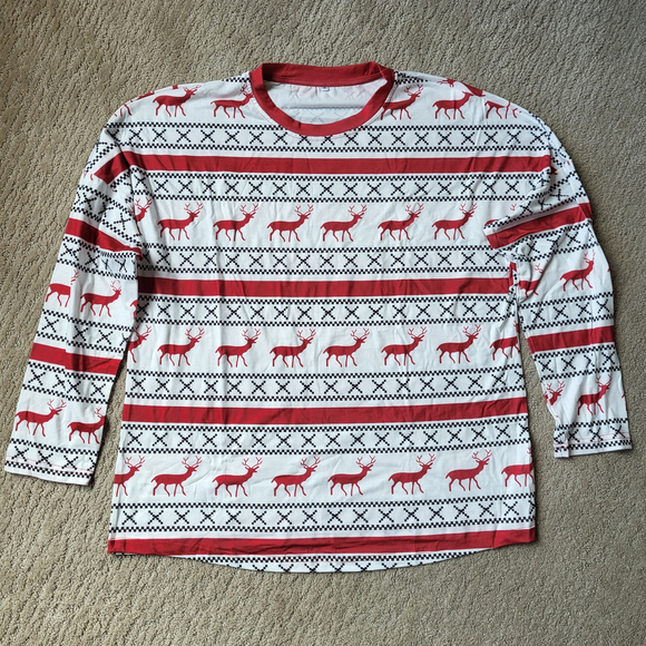 Women’s 2 Piece Christmas Lounge Suit – Reindeer Print – Size XL – NWOT - Picture 9 of 14